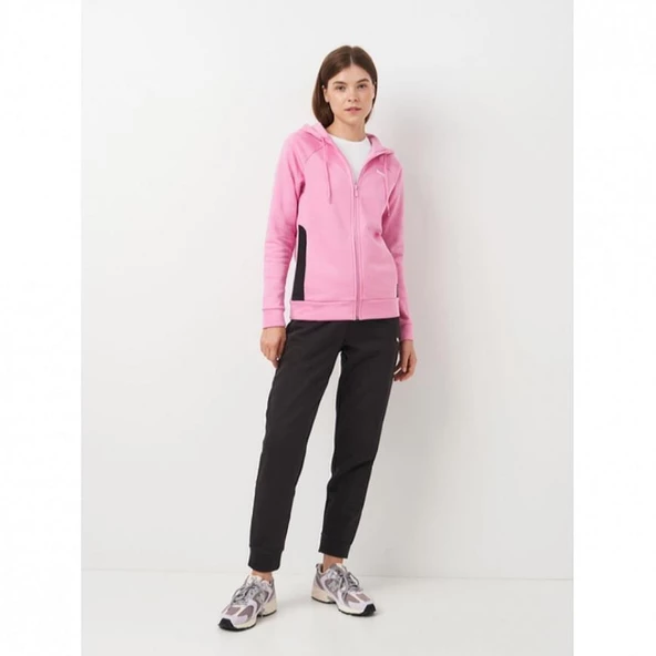 PUMA CLASSİC HOODED TRACKSUİT FL KADIN POLAR KAPÜŞONLU EŞOFMAN TAKIMI - 2