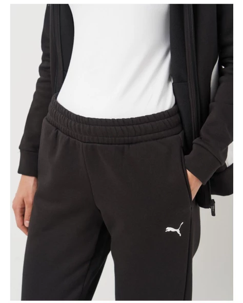 PUMA CLASSİC HOODED TRACKSUİT FL KADIN KAPÜŞONLU POLAR EŞOFMAN TAKIMI - 7