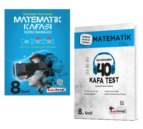 KAFA DENGİ YAYINLARI 8. Sınıf Matematik Kafası Soru Bankası + Matematik Kafa Test ürün görseli