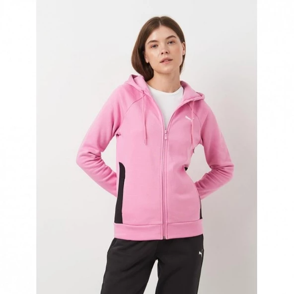 PUMA CLASSİC HOODED TRACKSUİT FL KADIN POLAR KAPÜŞONLU EŞOFMAN TAKIMI - 3