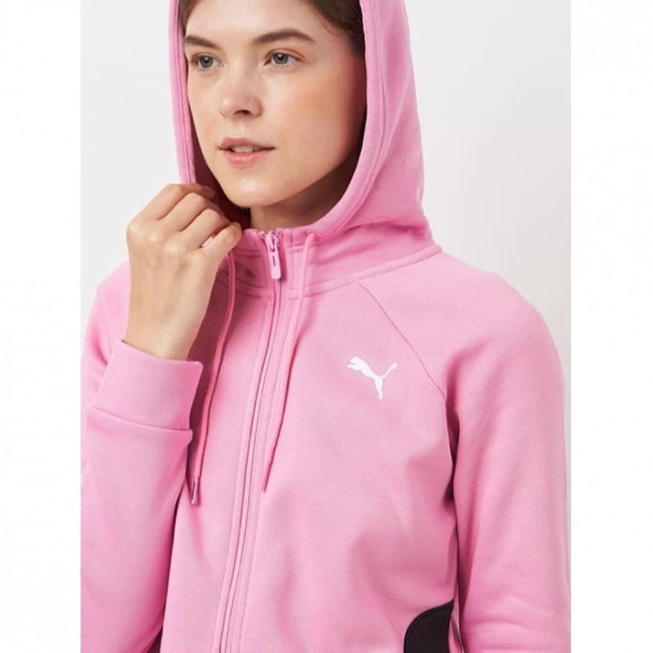 PUMA CLASSİC HOODED TRACKSUİT FL KADIN POLAR KAPÜŞONLU EŞOFMAN TAKIMI - 6