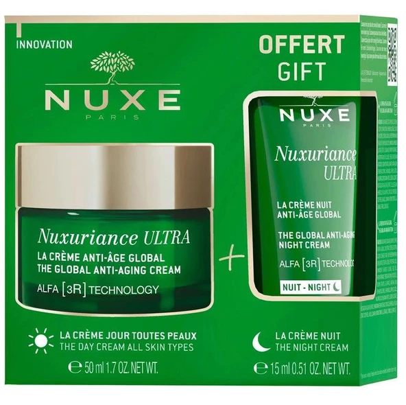 Nuxe Nuxuriance Ultra Yaşlanma Karşıtı Kremi 50 ml + 15 ml Gece Kremi HEDİYE