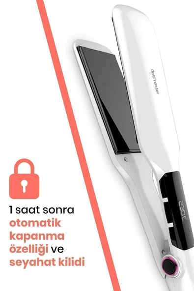 Goldmaster Diamond By-5107 Geniş Saç Düzleştirici - 6