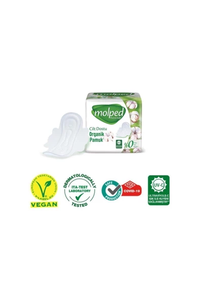 Molped Pure&Soft Hijyenik Ped Gece Süper Mega Paket 90 Adet - Resim 4