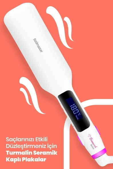 Goldmaster Diamond By-5107 Geniş Saç Düzleştirici - 2