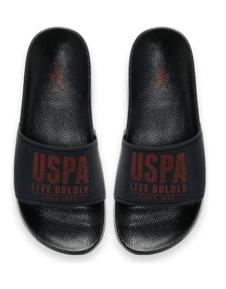 U.S. Polo Assn. 101685199 Gusty 4fx Çocuk Terlik A101685199 Siyah-Lacivert - 3