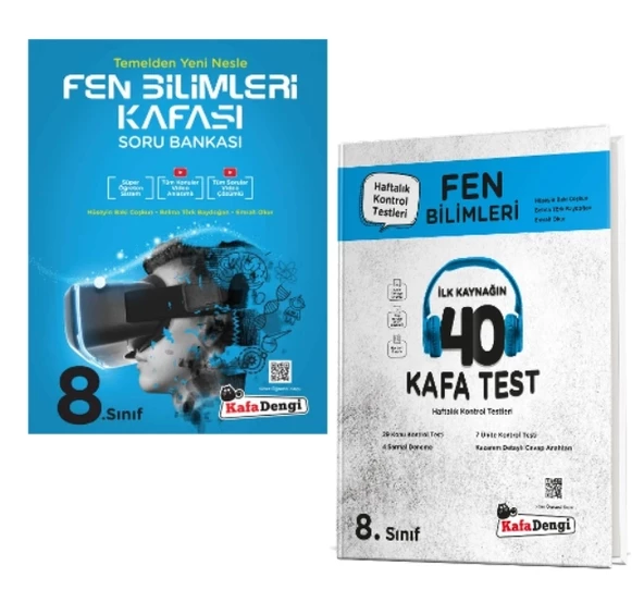 KAFA DENGİ YAYINLARI 8. Sınıf Fen Bilimleri Kafası Soru Bankası + Fen Bilimleri Kafa Test ürün görseli