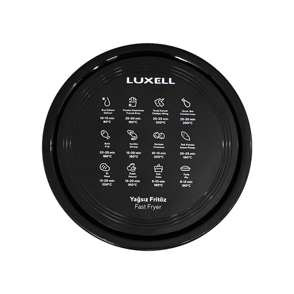 Luxell Fastfryer Xl 5.5 Litre ( Yağsız Fritöz Airfryer ) Lx-fc5130 - 3