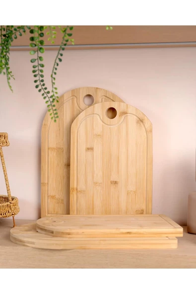 Mien Bambu 2 li Oval Kesim Panosu MİEN-600