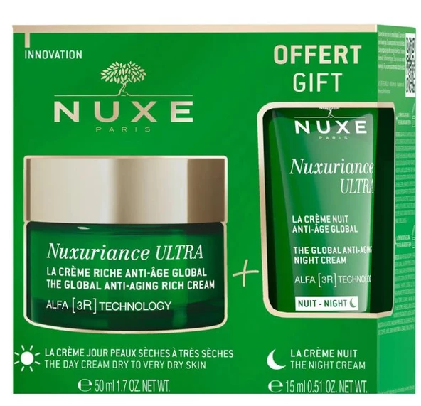 Nuxe Nuxuriance Ultra Anti Aging Rich Cream 50 ml + 15 ml Gece Kremi HEDİYE