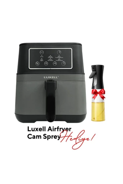 Luxell Lxaf-01 Fast Fryer Xxl 7.5 Litre (yağsız Hava Fritözü / Airfryer ) Cam Yağdanlık Hediyeli New Series