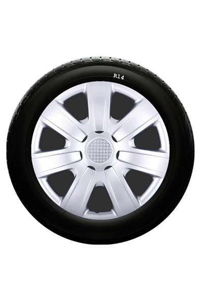 Peugeot Uyumlu 14 Inç Kırılmaz SKS Jant Kapağı 1 Takım 4 Adet No:224 ürün görseli