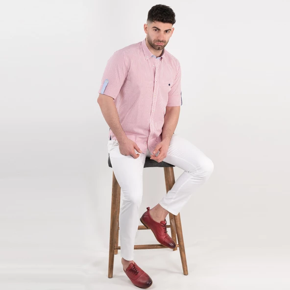 PAUL MARTİN REGULAR FİT GOFRE KUMAŞ ERKEK GÖMLEK - 2