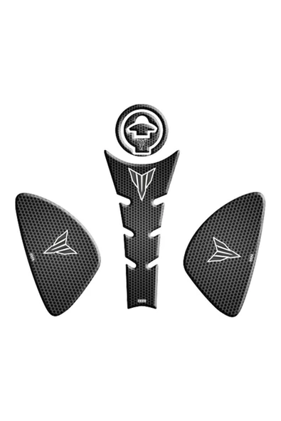 GOGOPREMİUM YAMAHA MT25 2014 - 2019 UYUMLU TANK PAD SET 004