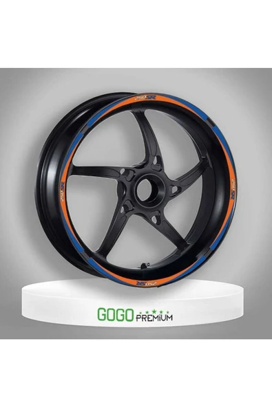 GOGOPREMİUM CF MOTO 250 SR 2020 - 2023 UYUMLU 1 SET JANT ŞERİDİ 005