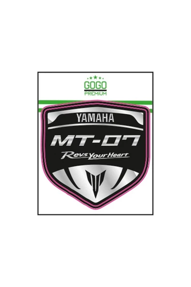 GOGOPREMİUM YAMAHA MT07 UYUMLU SIPERLIK DAMLA STICKER