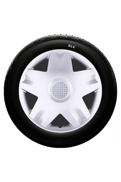 Renault Uyumlu 14 Inç Kırılmaz SKS Jant Kapağı 1 Takım 4 Adet No:213 ürün görseli