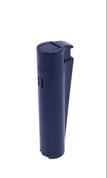 Clipper Özel Kutusunda Rüzgardan Etkilenmez Jet Alev Metal Çakmak - Mat Siyah - 2