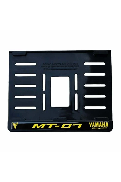 GOGOPREMİUM YAMAHA MT-07 UYUMLU 3 PLASTİK (15x24 cm) KIRILMAZ PLAKALIK