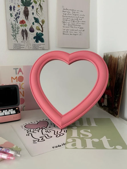 Pink Love Makyaj Aynası - 2