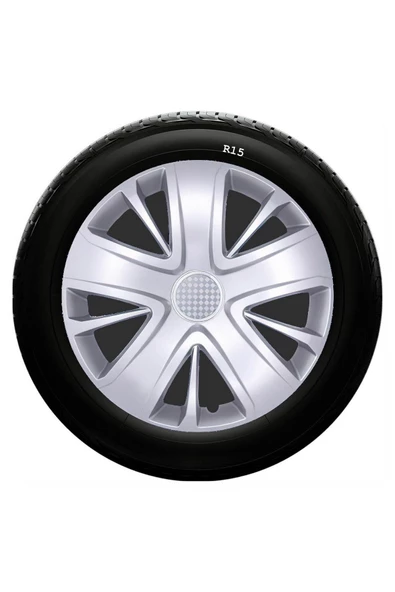 Skoda Uyumlu 15 Inc Kırılmaz SKS Jant Kapağı 1 Takım 4 Adet No:341 ürün görseli