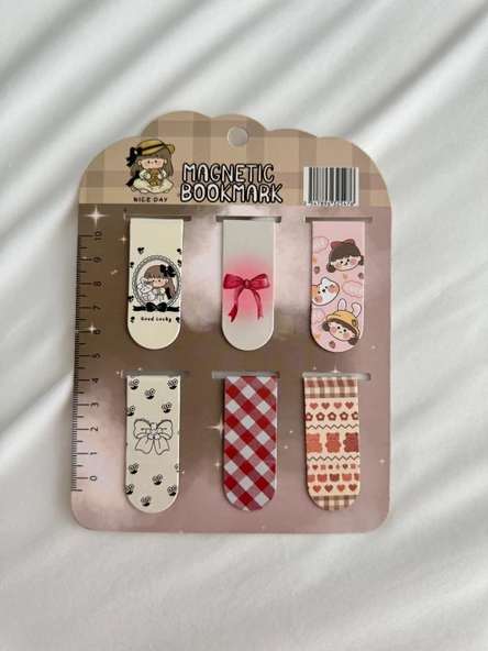 Nice Day Magnetic Bookmark / Kitap Ayracı 6lı Set - 2
