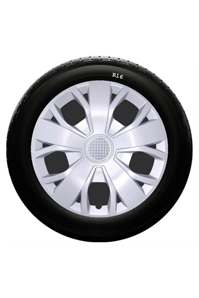 Seat Uyumlu 16 Inc Kırılmaz SKS Jant Kapağı 1 Takım 4 Adet No:420 - 1