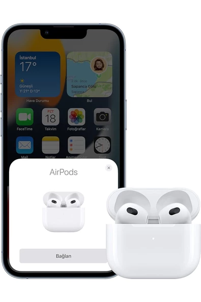 Apple AirPods 3. Nesil MPNY3TU/A Lightning Bluetooth 5.0 Kulak İçi Kulaklık - 7