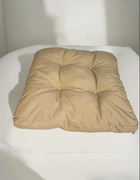 Mini Beige Kedi Köpek Minderi 65 x 65 cm - 3