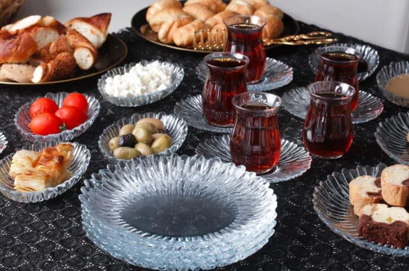 Paşabahçe aurora kahvaltı seti - 24 parça kahvatılık sunum çay seti takımı - 3
