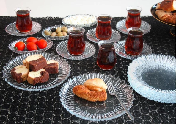 Paşabahçe aurora kahvaltı seti - 24 parça kahvatılık sunum çay seti takımı - 2