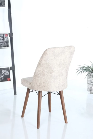 İnjir Home Slate Serisi Sümela Açılır Yemek ve Mutfak Masa Takımı 6 Sandalyeli - Cappucino - 7