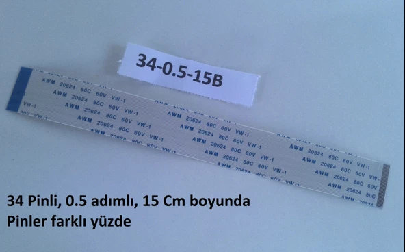 Awm 20624 80c 60v Vw-1 Flex Kablo 34-0.5-15B