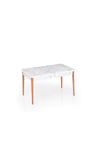 Adahome 80X130(Kapalı) 80X170(Açık) Yemek Odası Takımı Mutfak Masası Takımı Yemek Masası 6 Kişilik - 5