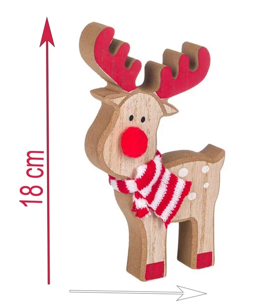 Yılbaşı Süsü Noel Baba Biblo Figür Büyük Boy 45cm - Asma ipi ile 78 cm - 5