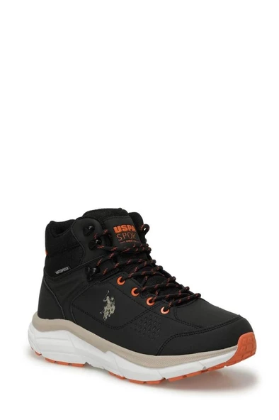 U.S. Polo Assn. HENRY 4PR 101812293 Erkek Su Geçirmez Outdoor Bot Siyah Kum 40-45