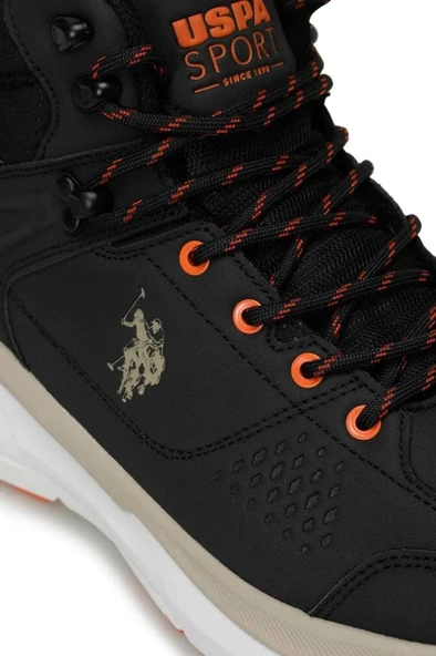 U.S. Polo Assn. HENRY 4PR 101812293 Erkek Su Geçirmez Outdoor Bot Siyah Kum 40-45 - 7