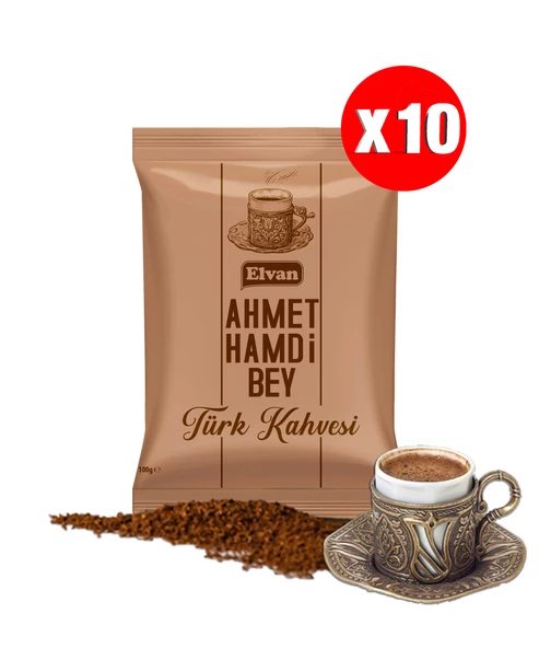 Ahmet Hamdi Bey Türk Kahvesi 100 Gr. (10 Adet) - 2