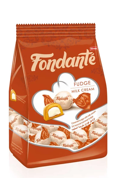 Fondante Sütlü Fudge 500 Gr. (1 Poşet)