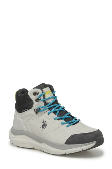 U.S. Polo Assn. HENRY 4PR 101812292 Erkek Su Geçirmez Outdoor Bot Kırık Beyaz Gri Mavi 40-45