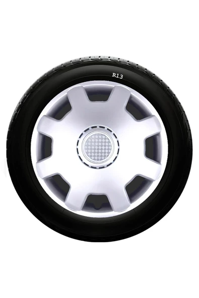 Dacia Uyumlu 13 Inç Kırılmaz SKS Jant Kapağı 1 Takım 4 Adet No:105 ürün görseli