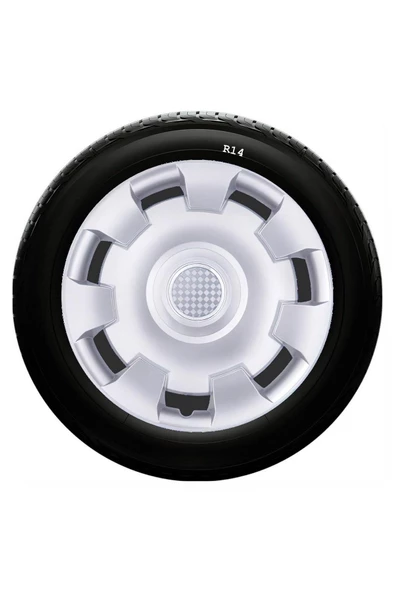 Dacia Uyumlu 14 Inc Kırılmaz SKS Jant Kapağı 1 Takım 4 Adet No:206 ürün görseli