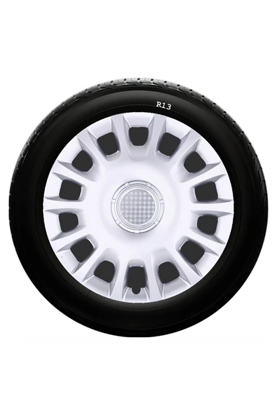 Dacia Uyumlu 13 Inc Kırılmaz SKS Jant Kapağı 1 Takım 4 Adet No:109 ürün görseli