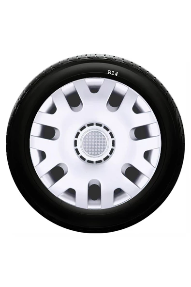 Dacia Uyumlu 14 Inc Kırılmaz SKS Jant Kapağı 1 Takım 4 Adet No:204 ürün görseli