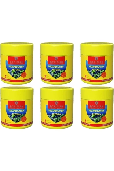 Kabuksuz Decapsulated Artemia Yavru Balık Yemi 15 Gr X 6 Adet