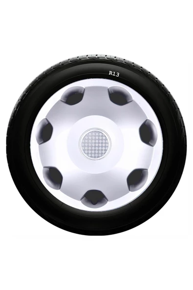 Dacia Uyumlu 13 Inç Kırılmaz SKS Jant Kapağı 1 Takım 4 Adet No:106 ürün görseli