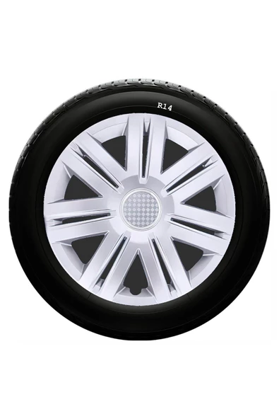 Dacia Uyumlu 14 Inc Kırılmaz SKS Jant Kapağı 1 Takım 4 Adet No:203 ürün görseli