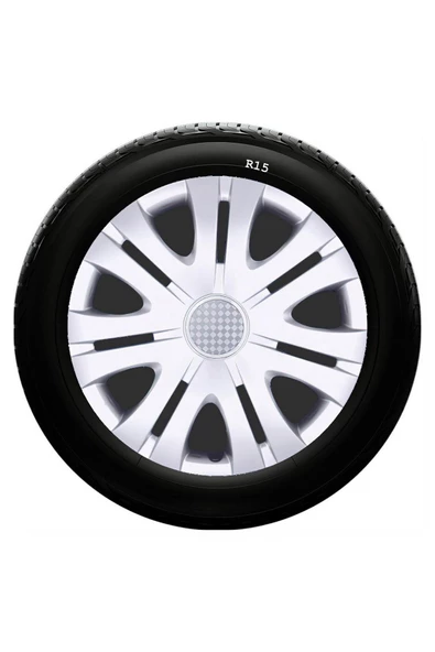 Dacia Uyumlu 15 Inc Kırılmaz SKS Jant Kapağı 1 Takım 4 Adet No:317 ürün görseli