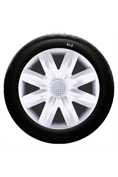 Dacia Uyumlu 14 Inc Kırılmaz SKS Jant Kapağı 1 Takım 4 Adet No:221 ürün görseli