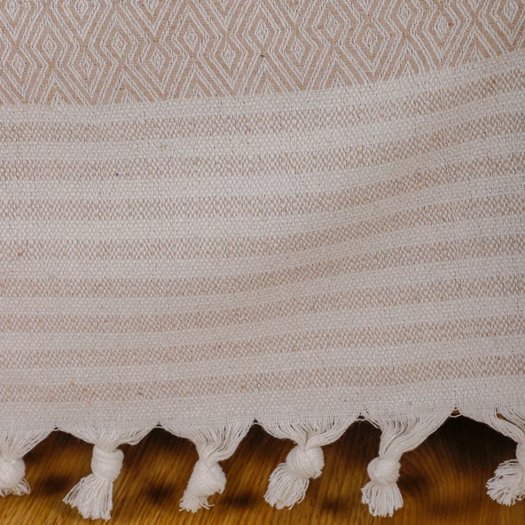 Buldan İşi Kaymaz Pamuklu Koltuk Örtüsü 170x210 Cm Koltuk Şalı Çekyat Kanepe Örtüsü - 2